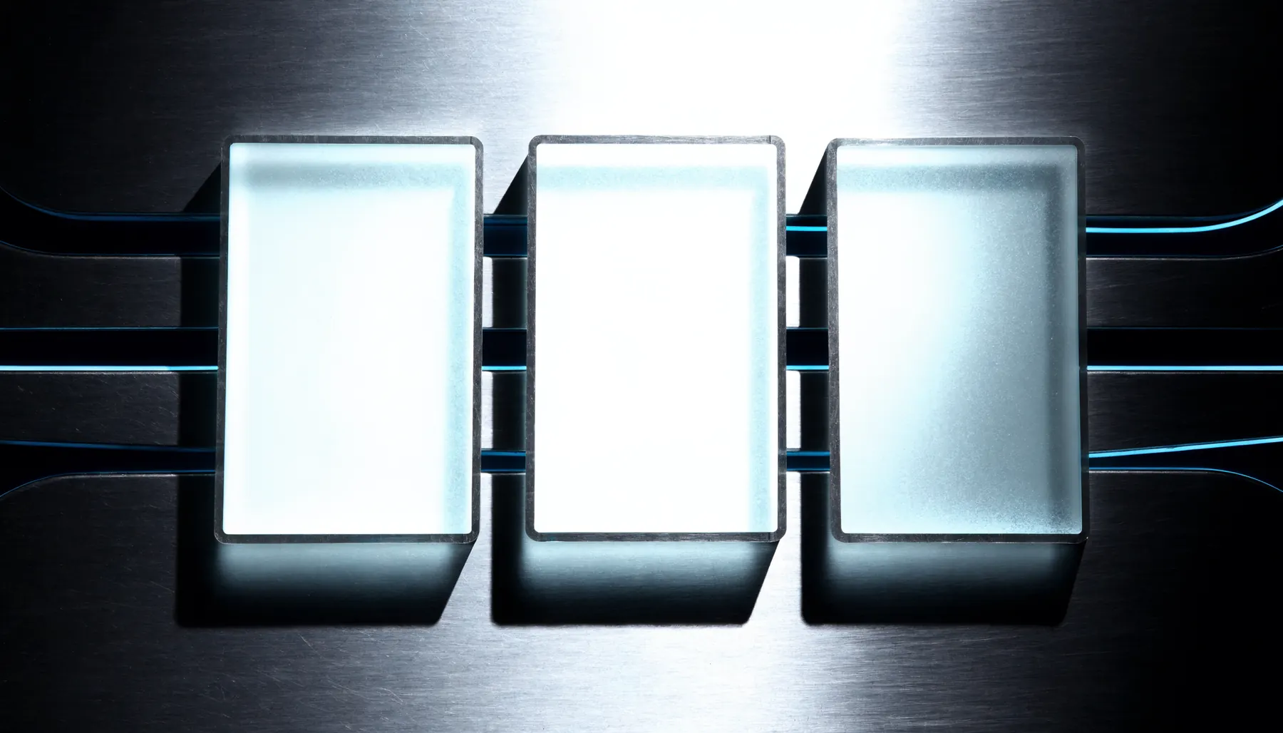 Render of layered glass cards, used as section artwork